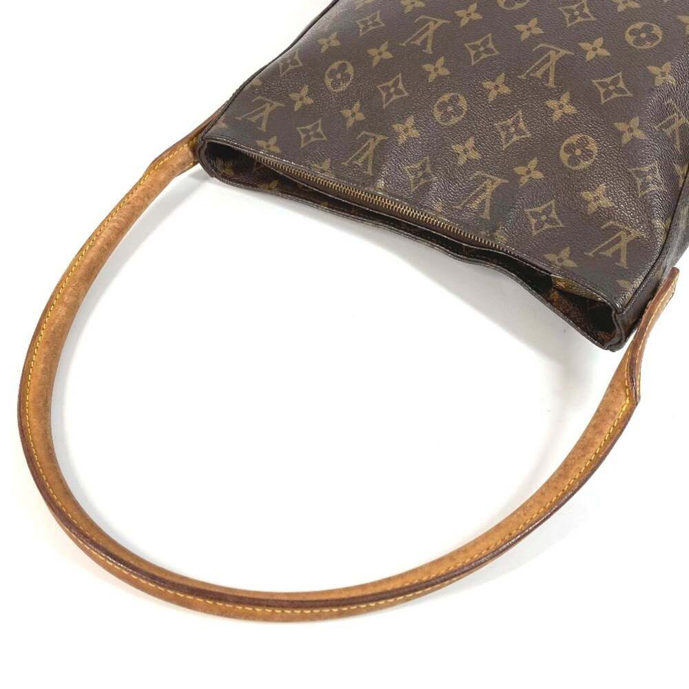 LOUIS VUITTON Authentic Brown Monogram Canvas Looping GM Shoulder Bag - Picture 8 of 16
